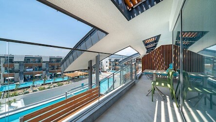 Standard Room Pool Access Via Stairs